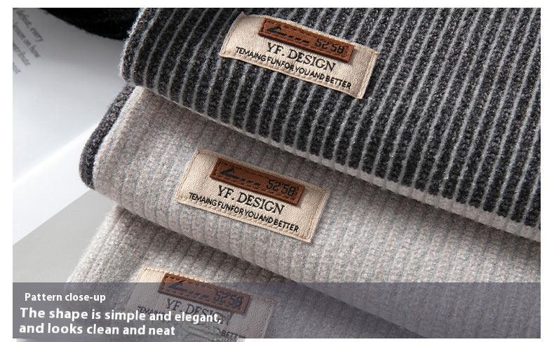 Men's Contrast Panel Knit Sweater – Perfect for Autumn and Winter My Store 