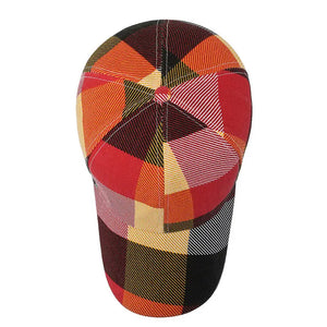 Plaid Canvas Cap My Store 