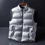 Shiny Down Cotton Vest Jacket My Store  43.70