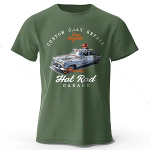 Unisex Car Club T-Shirt - Patch Print Casual My Store  22.24