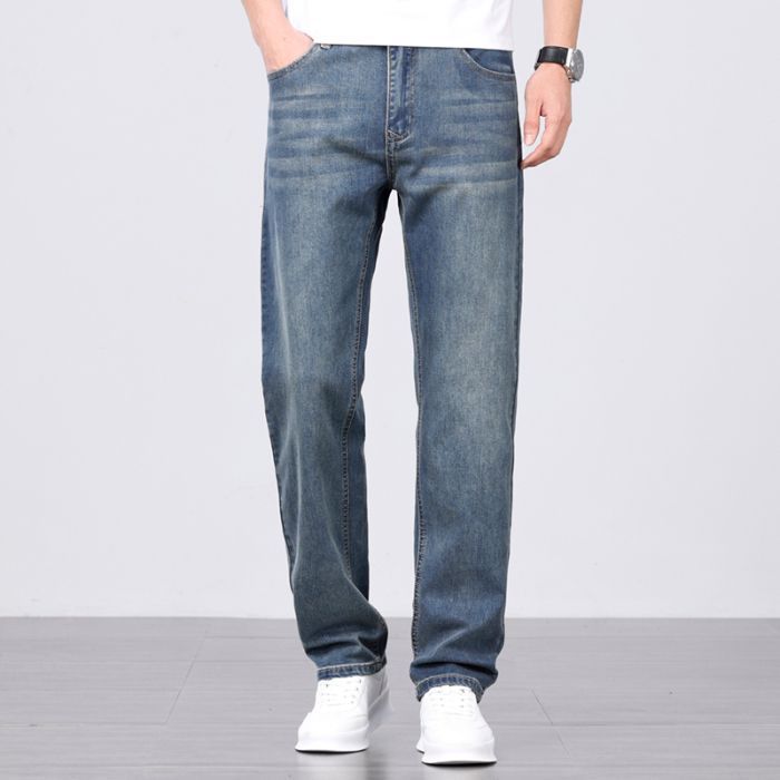 Men's Loose Straight Summer Jeans MRC Store  40.00
