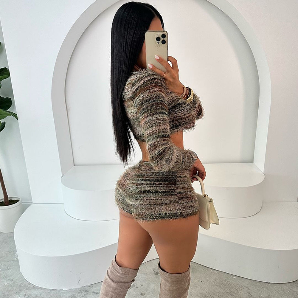 Women’s Two-Piece Suit - Hollow Strap Fashion My Store 