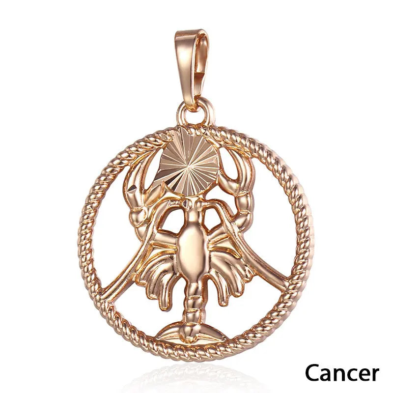 Twelve Zodiac Alloy Pendants My Store  9.49