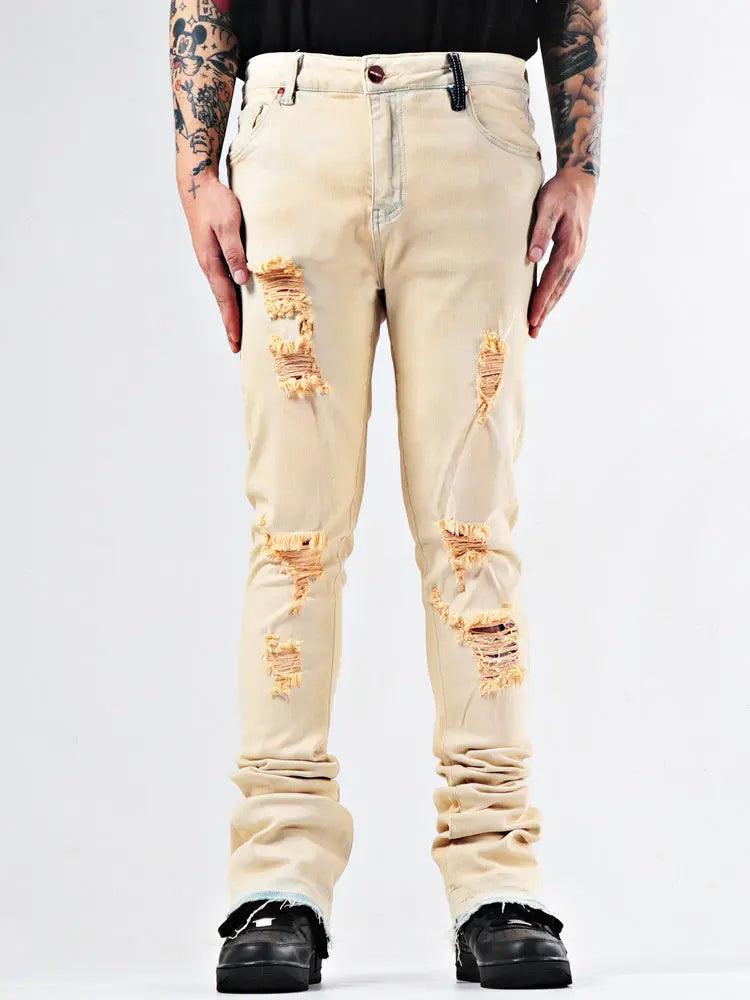 Elastic Youth Flare Jeans - MRC STORE