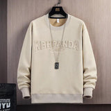 Suede Round Neck Sweater - MRC STORE