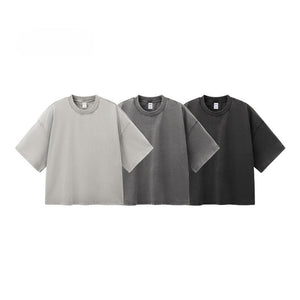 Men's Cotton Washed-out Vintage Trendy Brand T-shirt My Store 