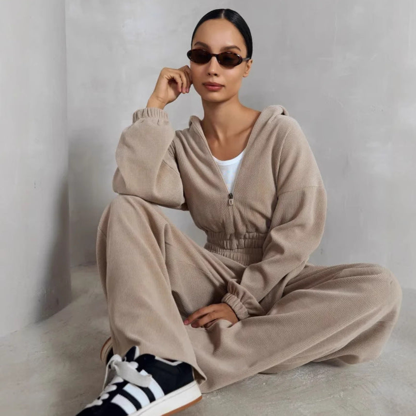 Women’s Cardigan Sweater - Hooded Elastic Fit My Store 