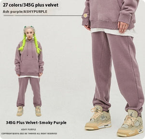 Men’s Velvet Sweatpants - Ankle Banded Pants My Store  52.14