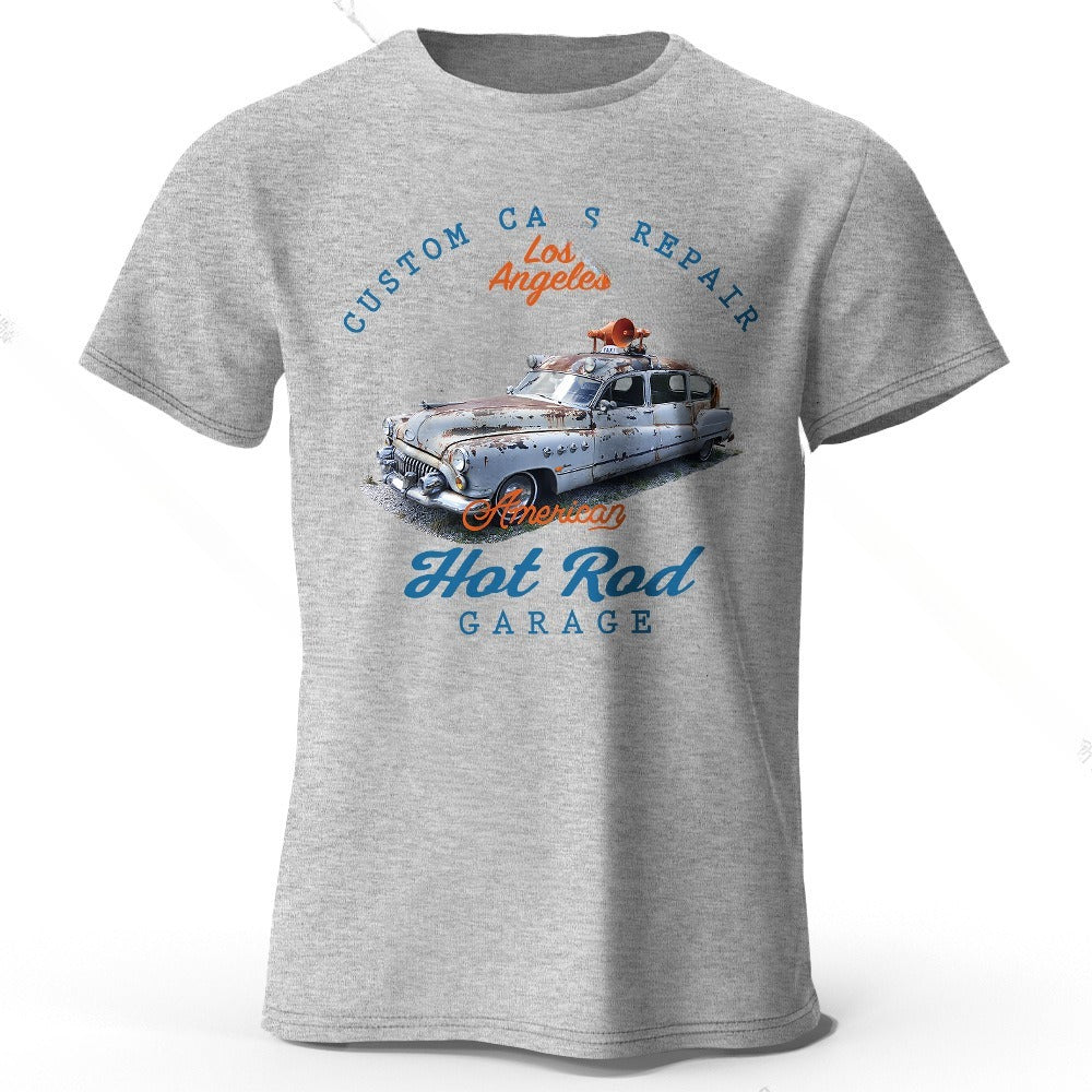 Unisex Car Club T-Shirt - Patch Print Casual My Store  22.24