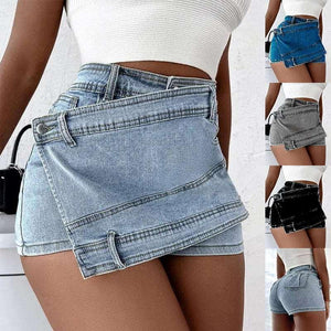 Stretch Vintage Denim Shorts - MRC STORE