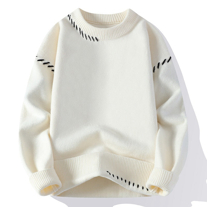 Round Neck Loose Sweater for Autumn and Winter My Store