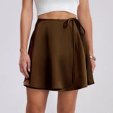 Lace up A-Line Skirt My Store  21.79