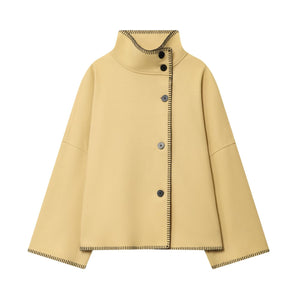Turtleneck Long Sleeve Baggy Coat MRC STORE  49.00