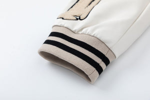 Men’s Woolen Jacket - Bone Embroidered Style My Store 