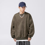 Print Casual Long-Sleeve Crewneck Sweater