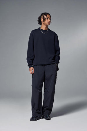 Fleece-lined Loose Casual Sweater - MRC STORE
