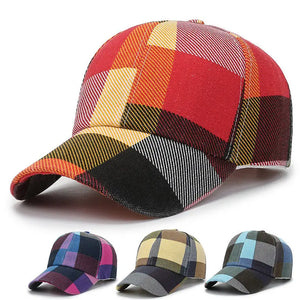 Plaid Canvas Cap My Store 