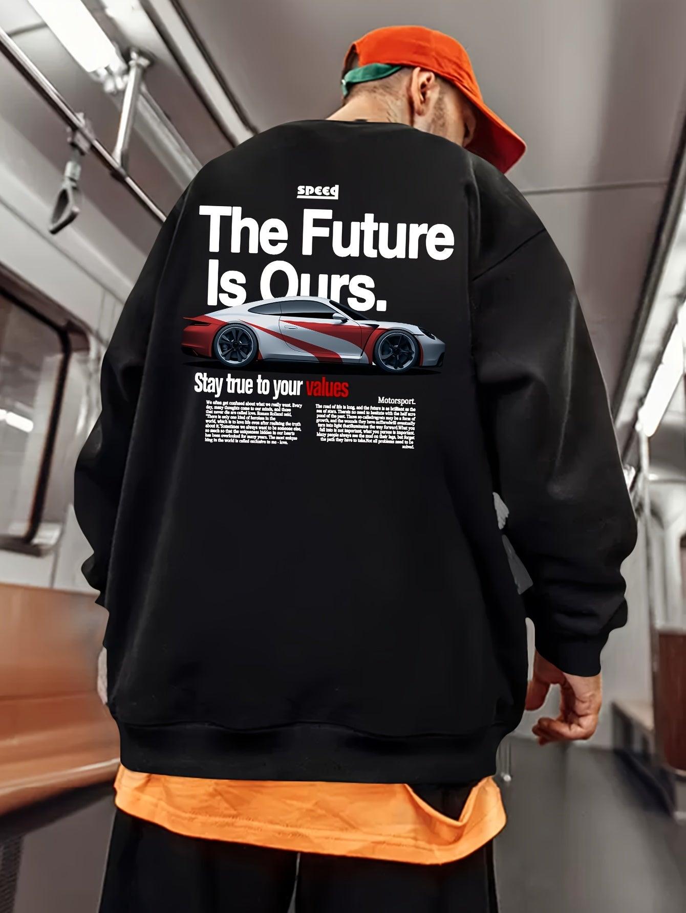 Stylish porsche Racing Car Graphic  Sweatshirt MRC 