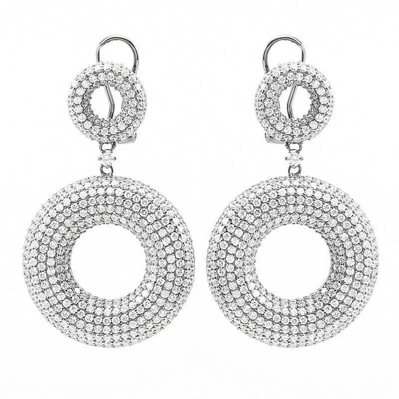 Elegant S925 Silver Zircon Eardrops My Store 