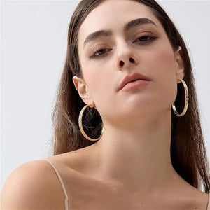 Fashion Wheat Ring Silver Earrings My Store 