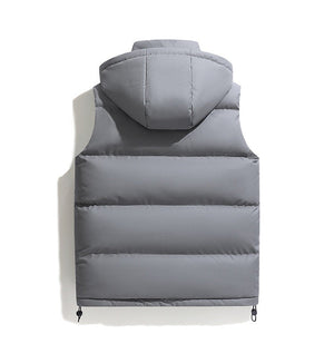 Corduroy Hooded Warm Vest MRC STORE 