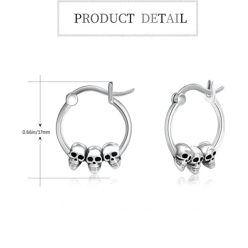 Retro Skull Halloween Earrings My Store 