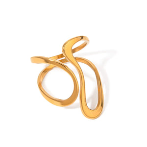 Retro 18K Gold Adjustable Ring My Store 