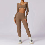 Spring Casual Contrast Color Yoga Suit My Store  56.84