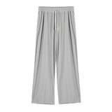 Men’s Wide-Leg Pants - Draping Casual Trousers My Store  29.10
