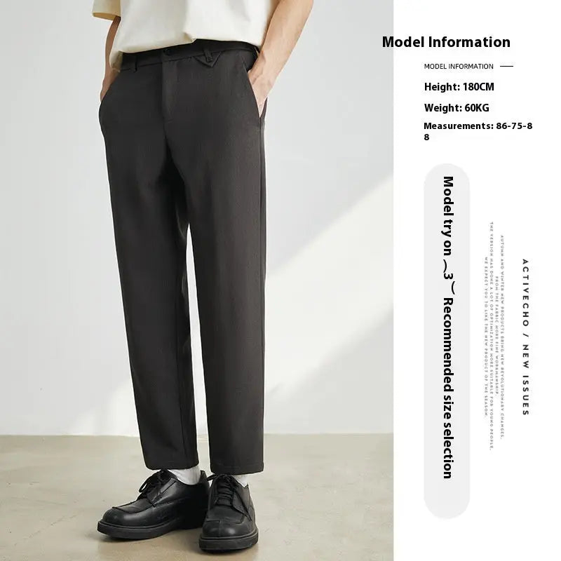 Slim Ankle Length Casual Pants My Store  32.87