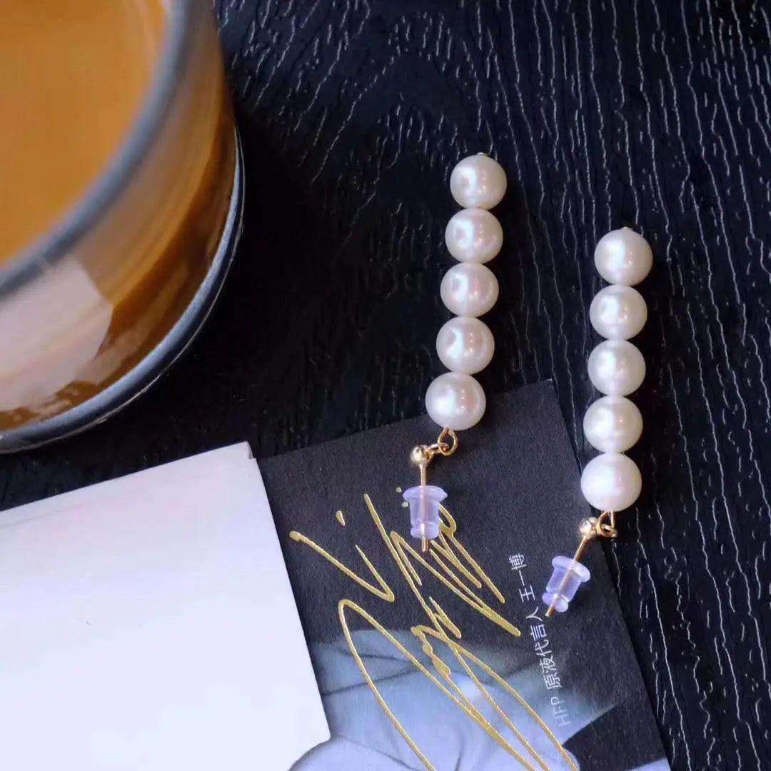 Elegant Tassel Pearl Earrings My Store 