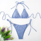 Women’s Bikini Set - Side Tie Thong Swimsuit My Store  25.92
