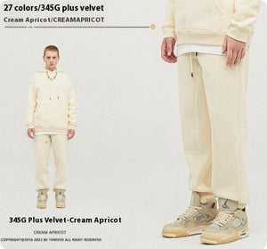 Men’s Velvet Sweatpants - Ankle Banded Pants My Store  52.14