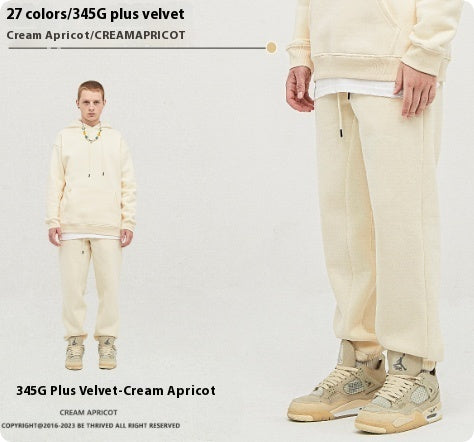 Men’s Velvet Sweatpants - Ankle Banded Pants My Store  52.14