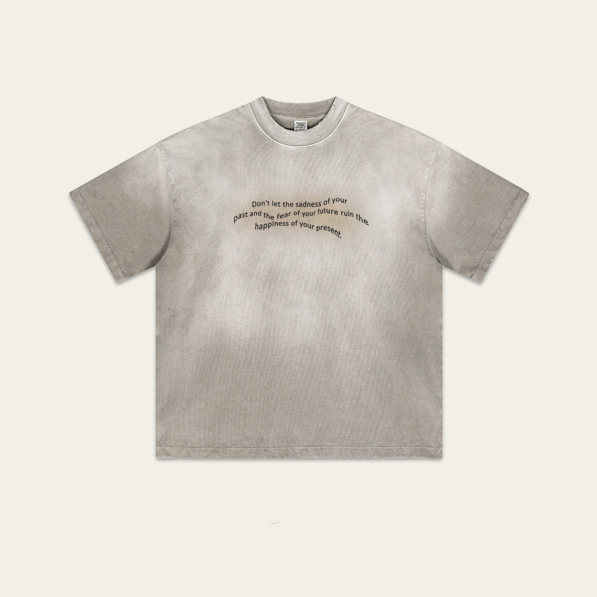 Men’s Retro T-Shirt - Washed Oversized Loose My Store  26.01