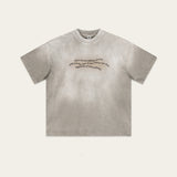 Men’s Retro T-Shirt - Washed Oversized Loose My Store  26.01