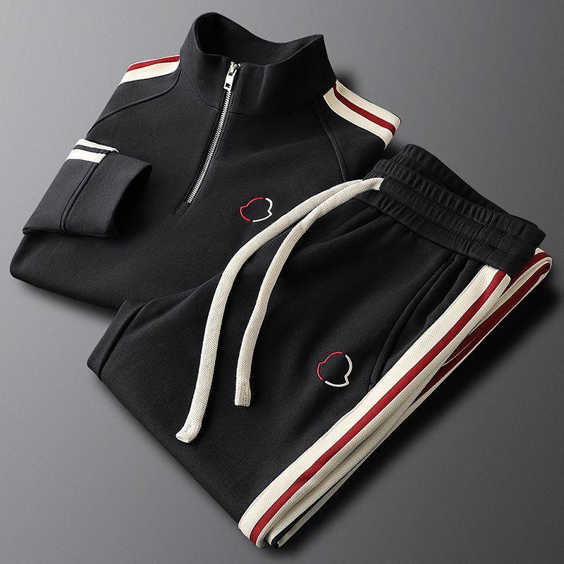 Fashion Side Stripe Leisure Sports Sweater Two-Piece Set – Perfect for Every Season My Store  43.94