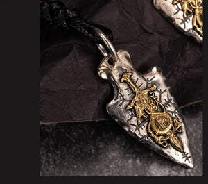 Viking Dragon Sword Necklace My Store 