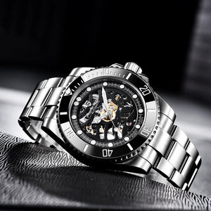 Pagani Design PD-1859 Steel Band Mechanical Watch - Luminous & Waterproof My Store 