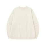 Fleece-lined Loose Casual Sweater - MRC STORE