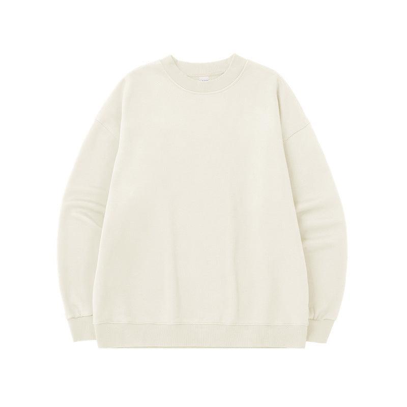 Fleece-lined Loose Casual Sweater - MRC STORE