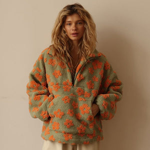 Winter Flowers Sweatshirt MRC STORE 