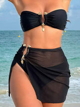 Women’s Bikini Three-Piece - Backless Swimsuit My Store  25.99