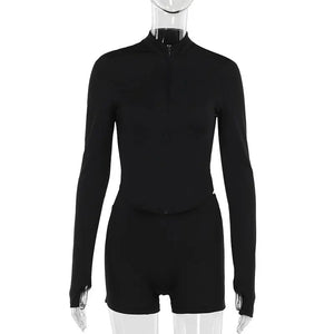 Slim Fit Zipper Sports Suit My Store 