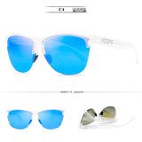 Men’s TR90 Half-Frame Polarized Sunglasses - UV400 Protection