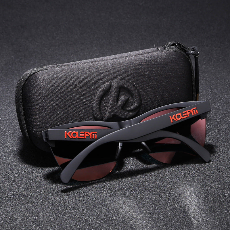 Men’s TR90 Half-Frame Polarized Sunglasses - UV400 Protection My Store 