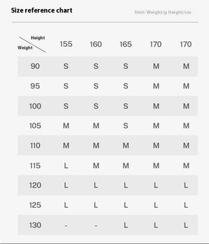 Size chart and measurement diagram for a t-shirt on a white background