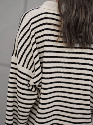 Women’s Striped Long Sleeve Sweater My Store 