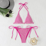 Women’s Strap Three-Point Bikini My Store  35.00
