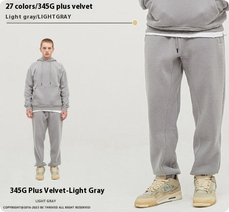 Men’s Velvet Sweatpants - Ankle Banded Pants My Store  52.14